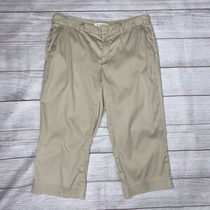 Banana Republic Martin stretch khaki capris women sz 4